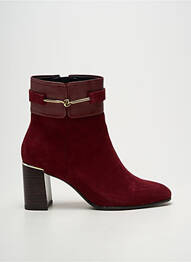 Bottines/boots talon bottier talon de 7 à 9cm rouge TAMARIS femme