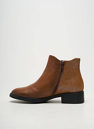 Bottines/boots talon bas talon plat jusqu'à 3cm marron PATRICIA MILLER femme
