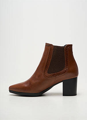 Bottines/boots bout pointu talon de 4 à 6cm marron KARSTON femme