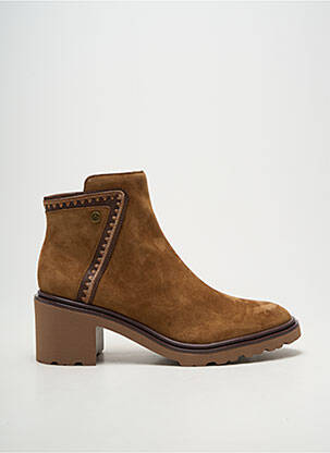 Bottines/boots talon bottier talon de 7 à 9cm marron MAM'ZELLE femme