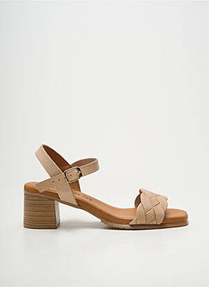 Sandales/nu pieds talon bottier talon de 4 à 6cm beige EVA FRUTOS femme