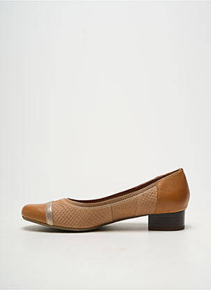 Ballerines type de semelle amortissante talon plat jusqu'à 3cm marron EMILIE KARSTON femme