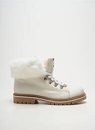 Bottines/boots talon bas talon plat jusqu'à 3cm blanc LES TROPEZIENNES PAR M.BELARBI femme