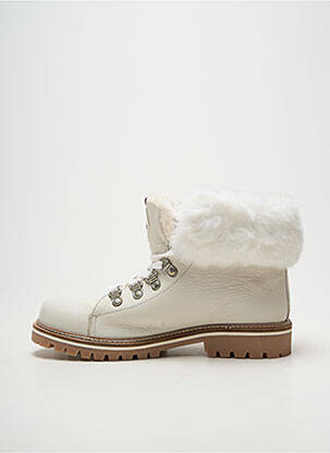 Bottines/boots talon bas talon plat jusqu'à 3cm blanc LES TROPEZIENNES PAR M.BELARBI femme