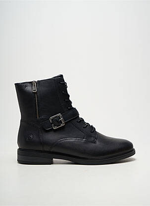 Bottines/boots fourrée talon plat jusqu'à 3cm noir REMONTE femme