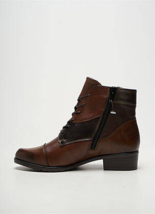 Bottines/boots fourrée talon plat jusqu'à 3cm marron REMONTE femme