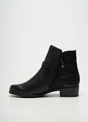 Bottines/boots fourrée talon plat jusqu'à 3cm noir REMONTE femme