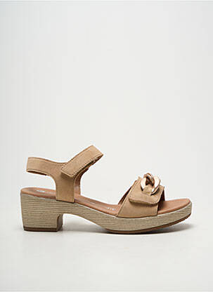 Sandales/nu pieds talon bottier talon de 4 à 6cm beige REMONTE femme