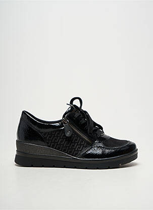 Baskets talon compensé talon de 4 à 6cm noir REMONTE femme