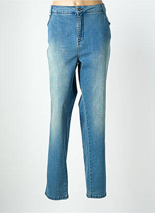 Jeans coupe slim stretch taille normale bleu QUATTRO femme