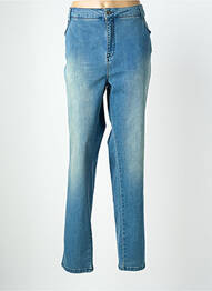 Jeans coupe slim stretch taille normale bleu QUATTRO femme
