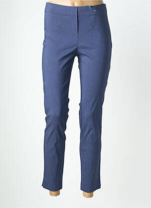 Pantalon slim taille élastique taille normale bleu QUATTRO femme