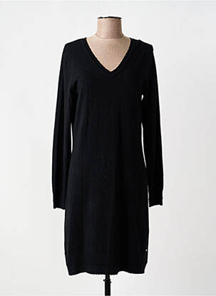 Robe pull resserrée sur le bas manches longues noir MD'M femme