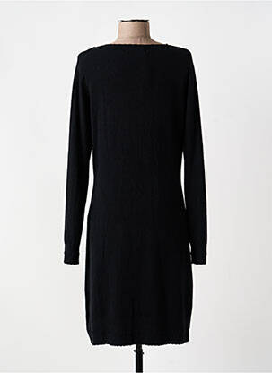 Robe pull resserrée sur le bas manches longues noir MD'M femme