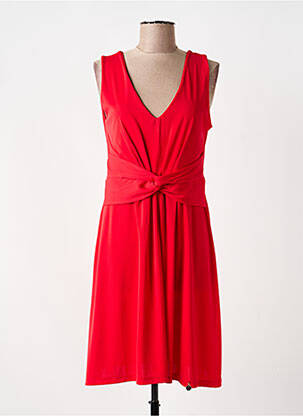 Robe mi-longue sans manche sans manche rouge LOLITAS&L femme