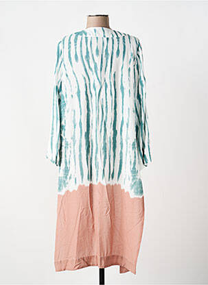 Veste kimono imprimé tie and dye vert MD'M femme