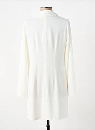 Manteau long coupe cintrée sans capuche beige PAOLA TIENFORTI femme