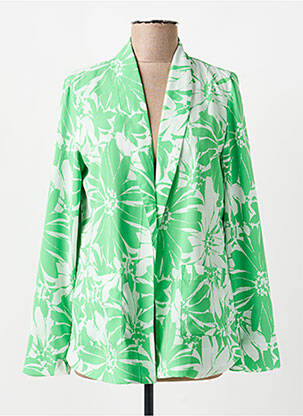Blazer col châle vert MD'M femme