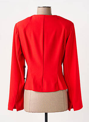 Veste chic tissage crêpe rouge BETTY BARCLAY femme