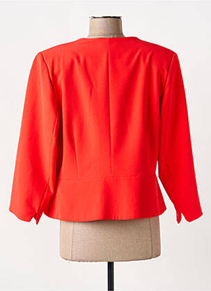 Veste chic tissage crêpe orange MICHAELA LOUISA femme