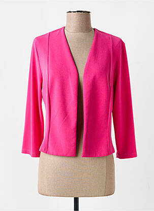 Veste chic col v rose FRANCE RIVOIRE femme