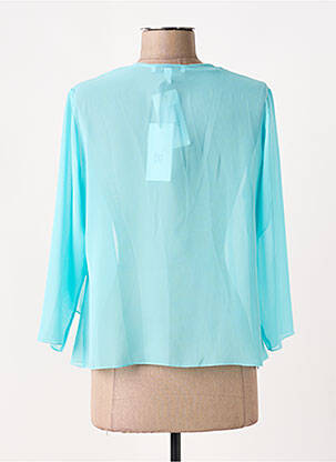 Gilet manches longues manches 3/4 bleu GREGORY PAT femme