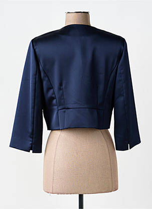 Boléro coupe cintrée bleu VERA MONT femme