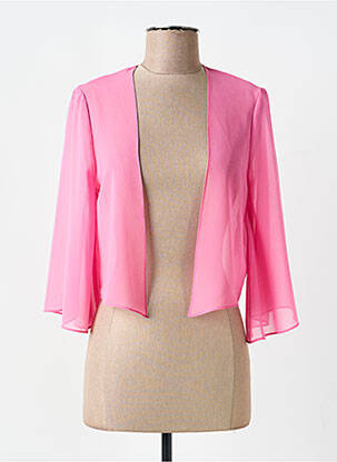 Gilet manches longues manches 3/4 rose VERA MONT femme