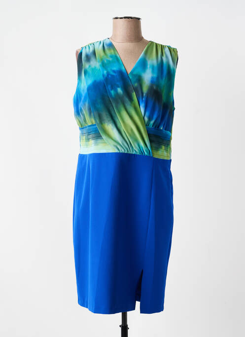 Robe mi-longue sans manche sans manche bleu GREGORY PAT femme