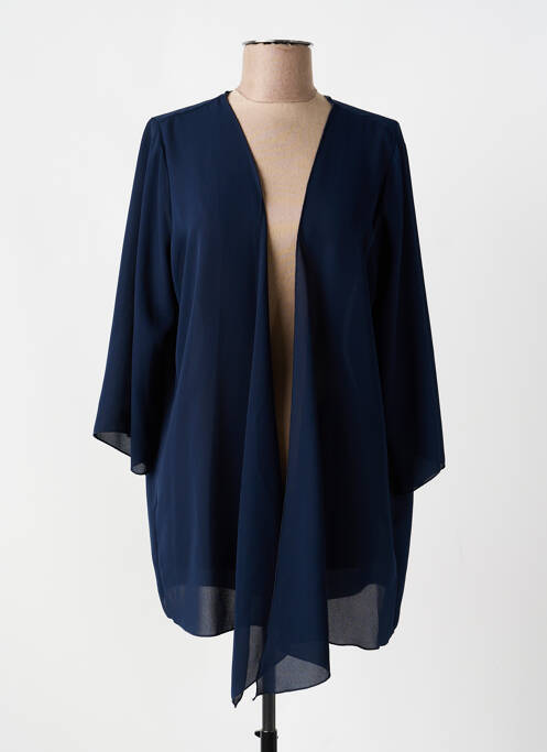 Gilet manches longues manches 3/4 bleu DIAMBRE femme