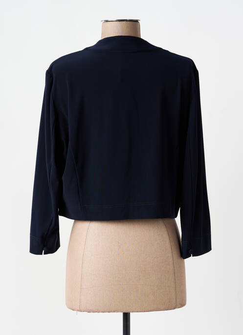 Boléro effet matière satinée bleu VERA MONT femme