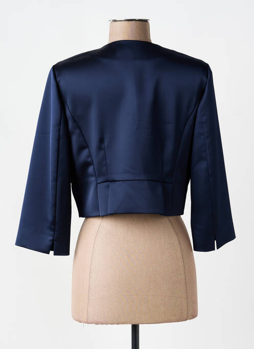 Boléro coupe cintrée bleu VERA MONT femme