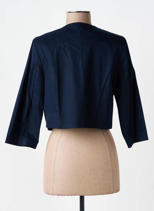 Boléro coupe cintrée bleu POUSSIERE D'ETOLE femme