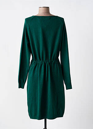Robe pull stretch manches longues vert MD'M femme