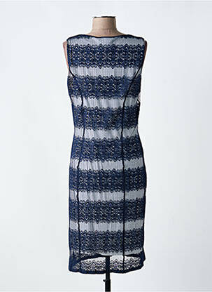 Robe mi-longue sans manche sans manche bleu GREGORY PAT femme