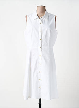 Robe mi-longue sans manche sans manche beige K-DESIGN femme