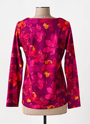 T-shirt manches longues manches longues violet AGATHE & LOUISE femme