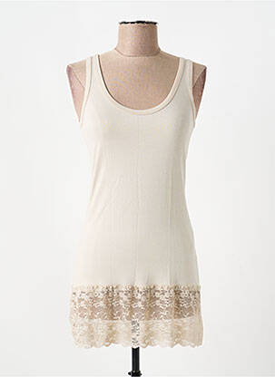 Jupon /fond de robe broderie beige RINASCIMENTO femme