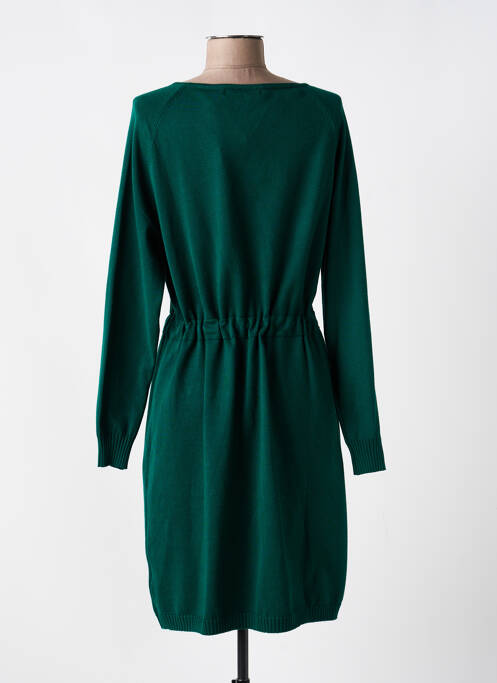 Robe pull stretch manches longues vert MD'M femme