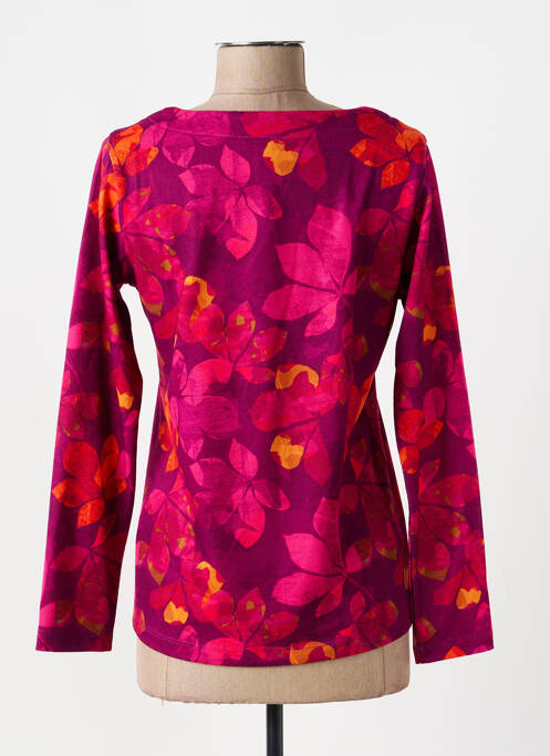 T-shirt manches longues manches longues violet AGATHE & LOUISE femme