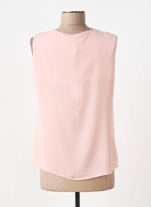 Top coupe fluide sans manche rose GREGORY PAT femme