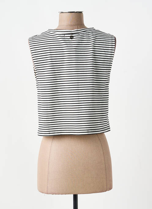 Top tissage jersey sans manche noir LOLITAS&L femme