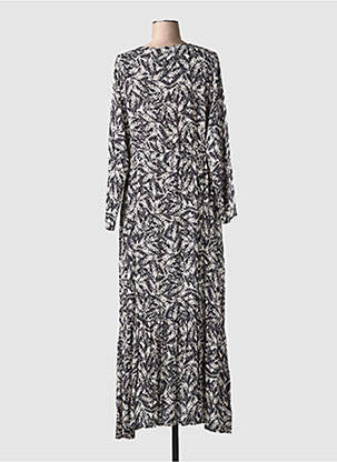 Robe longue manches longues manches longues noir LA FEE MARABOUTEE femme