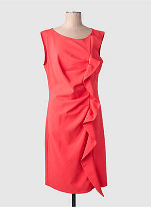 Robe mi-longue sans manche sans manche rouge CRISTINA GAVIOLI femme