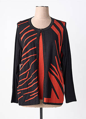 Top stretch manches longues noir FRANCE RIVOIRE femme