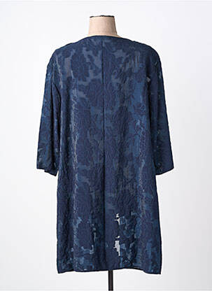 Veste casual col rond bleu VERA MONT femme