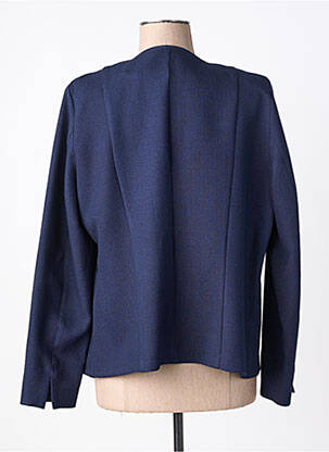 Veste casual coupe cintrée bleu FRANCE RIVOIRE femme