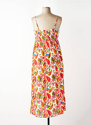 Robe longue coupe cintrée fines bretelles rouge AGATHE & LOUISE femme