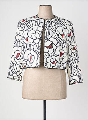 Veste casual col rond noir MICHAELA LOUISA femme