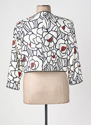 Veste casual col rond noir MICHAELA LOUISA femme